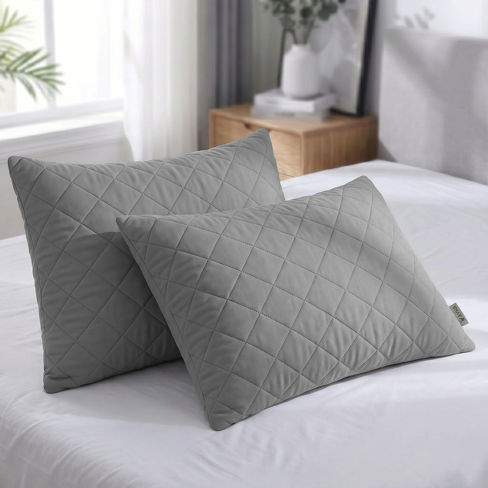 Ultra-Soft Quilted Pillow — Plush & Fluffy