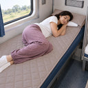 Travel Comfort Mat - Soft, Cushioned & Hygienic Personal Layer for Train, Bus & Travel with Hidden Pocket