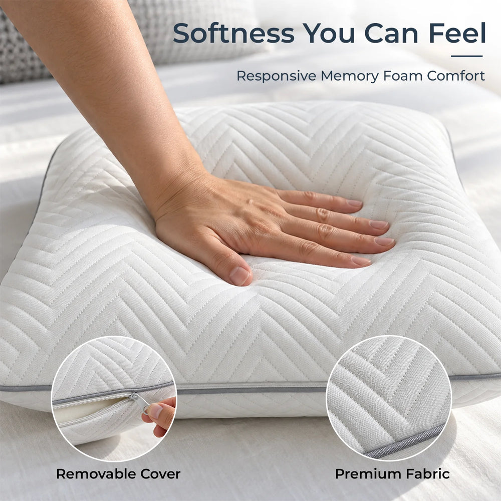 Memory Foam Cushion 18×18" Extra-Large, Soft & Supportive Comfort