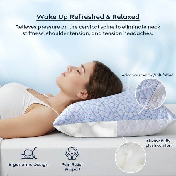 Dual-Season Pillow — Cooling & Cozy Comfort