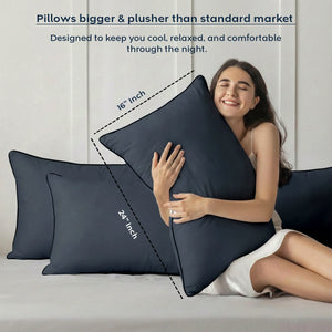Smooth Microfiber Pillow — Soft & Gentle Comfort