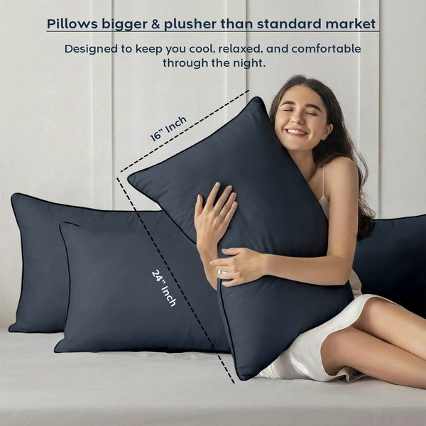 Smooth Microfiber Pillow — Soft & Gentle Comfort