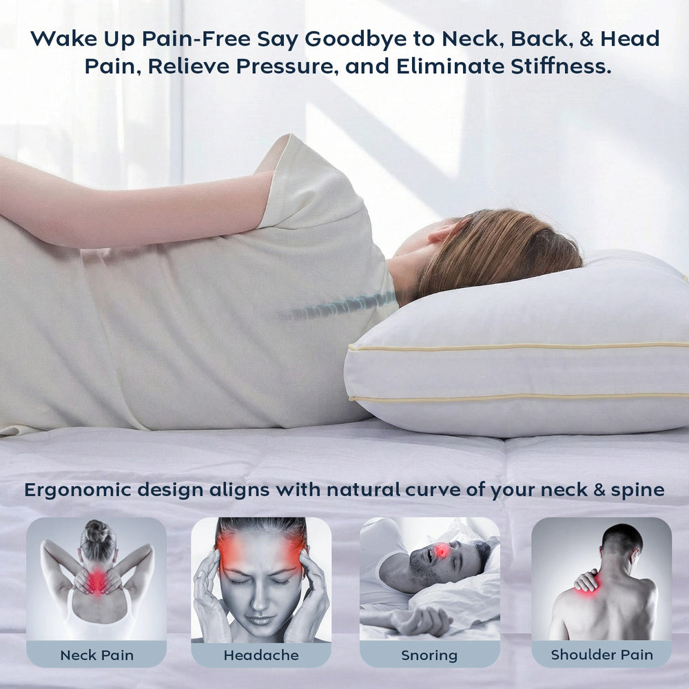 Cloud-Soft Pillow — Fluffy & Supportive Comfort