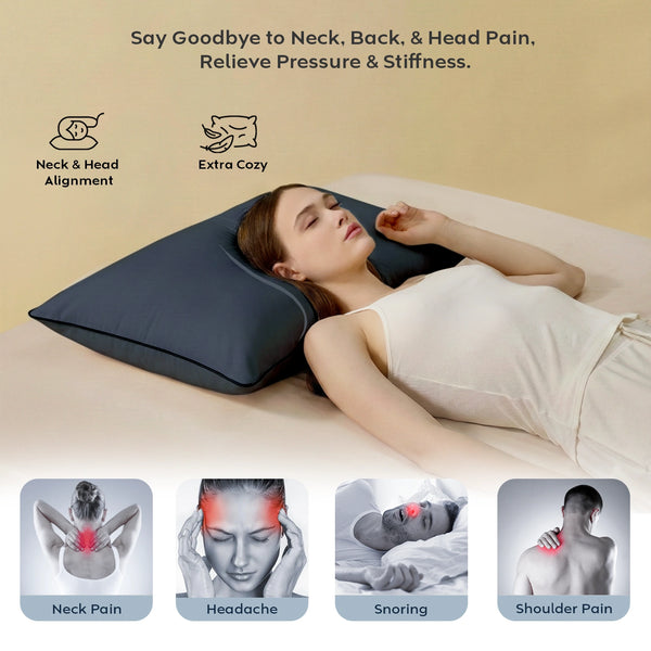 Smooth Microfiber Pillow — Soft & Gentle Comfort