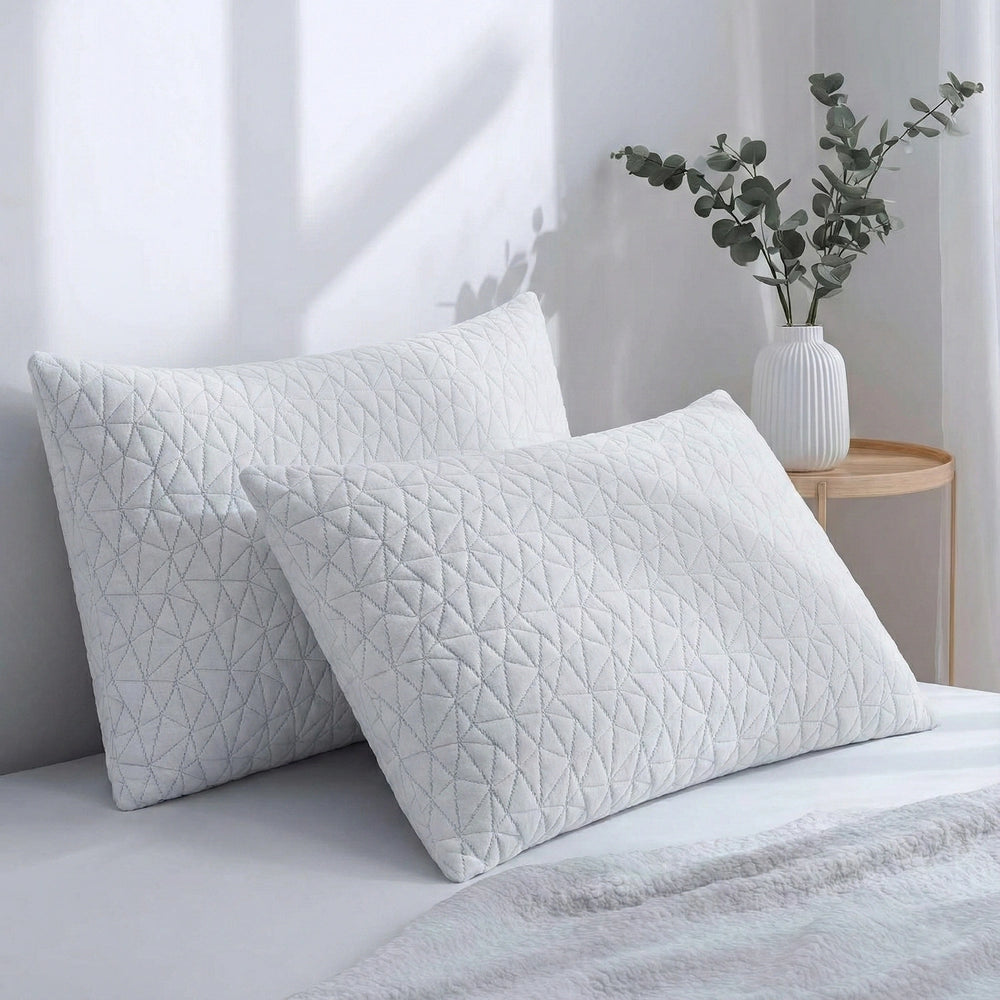 SnugSilk Fluffy Pillow — Ultra-Soft & Elegant