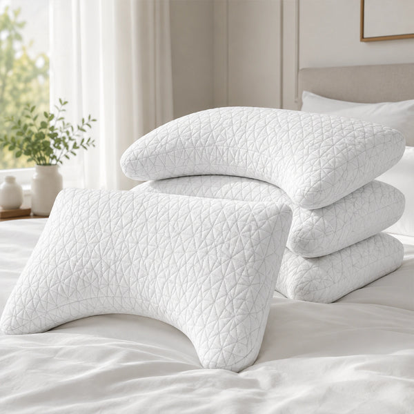 Crescent Support Pillow — Ergonomic Neck & Head Support
