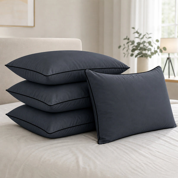 Smooth Microfiber Pillow — Soft & Gentle Comfort